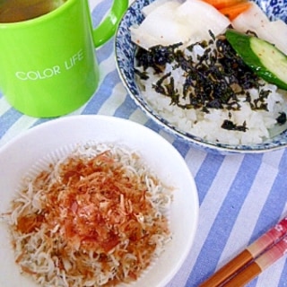 ポン酢で爽やか☆釜揚げしらす丼